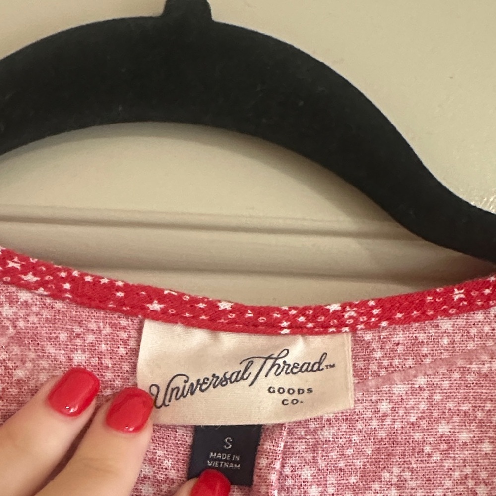 Universal Thread Red Patterned Mini Dress - image 2